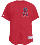 Angels Official MLB Full Button Youth Jersey - MA654Y Angels-654Y