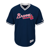 braves v neck jersey