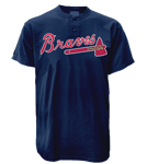 Braves Youth 2-Button MLB Tee - MAO181 Braves-MAO181