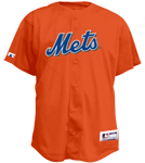 Mets Official MLB Full Button Jersey - MA6541 Mets-6541