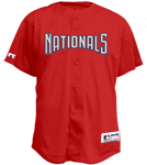 Nationals Official MLB Full Button Jersey - MA6540 Nationals-6540