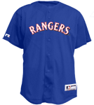 Rangers Official MLB Full Button Youth Jersey - MA654Y Rangers-654Y