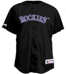 Rockies Official MLB Full Button Jersey - MA6540 Rockies-6540