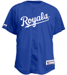 Royals Official MLB Full Button Jersey - MA6540 Royals-6540