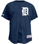 Tigers Official MLB Full Button Youth Jersey - MA654Y Tigers-654Y