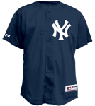 Yankees Official MLB Full Button Youth Jersey - MA654Y Yankees-654Y