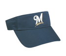 Miluakee Brewers-Official MLB Visor for Little League Softball Milwaukee Brewers - 175