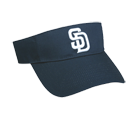 San Diego Padres - Official MLB Visor for Little League Softball San Diego Padres - 175