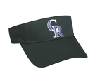 Colorado Rockies - Official MLB Visor for Little League Softball Colorado Rockies - 175