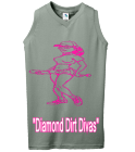 "DIAMOND DIRT DIVAS" - Custom Heat Pressed Girls V-Neck Jersey - Augusta - 557 - 5572044 888f8310875d29320121862183