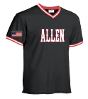ALLEN  - Custom Heat Pressed Teamwork Athletic V-Neck Baseball Jersey - 1269 - Teamwork Athletic - 12692025 a01e16babb6c3f23aa02f