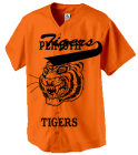 TIGERS PLIMOTH - Custom Heat Pressed Full Button Youth Baseball Jersey - Augusta - 489 - 4892017 3cc3ae1f508c14201294153807