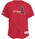 O'HARA 11 - Custom Heat Pressed Angels Official MLB Full Button Youth Jersey - MA654Y - Angels-654Y2033 bcd6e57d6b96174201216543116
