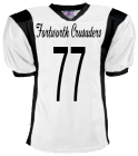 FORTWORTH CRUSADERS 77 BENSON - Custom Heat Pressed Youth Steelmesh Football Jersey - Teamwork Athletic -1317 - 13172026 da4d4d147493104201210927517
