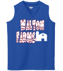 WALTON JERSEY REDO - Custom Heat Pressed Girls Sleeveless Jersey - Augusta - 526 - 5262029 2f813e20f0dd134201295528198