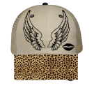 cheetah - Custom Heat Pressed Low Pro Sandwich Visor Trucker  Otto Cap 84-482 - 84-4822036 2945d0b580322042012143113818