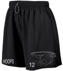 HOOPS 12 - Custom Heat Pressed Womens Basketball Shorts Augusta - 960 - 960A2032 50965a371ece1912012144356859