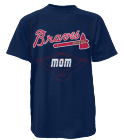 MOM TEAM MOM # 8 8 - Custom Heat Pressed Braves Youth MLB Replica T-Shirt - MA1928 - Braves-MA19282039 fe01f9e666af2432012102024582