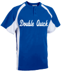 WILSON 3 - Adult Line Drive 2-Button Baseball Jersey - 1230P - 1230P2034 - Custom Heat Pressed 06760495a3331752012132327141