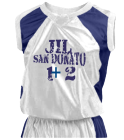 SAN DONATO JIL 1 + 2 + - Custom Heat Pressed Girls Brush Back Jersey - Teamwork Atheletic -1464 - 14642022 fdd7ce4aa75c7320126491441