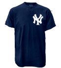 yankees - Yankees MLB 2 Button Jersey  - MA0180 - Yankees-MA01802027 - Custom Heat Pressed 616fff96e96f105201220220965