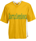 SEATTLE SUPERSONICS XAVIER BENDORF 7 - Adult Basketball Shooting Shirt - Teamwork Athletic -1474 - 14742019 - Custom Heat Pressed 1db2d0e1ffe625201265241763
