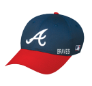 BRAVES - Custom Heat Pressed Atlanta Braves Official MLB Hat for Little Leagues - Braves-2752021 9034f530cb494518df7c9