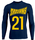 21 21 - Custom Heat Pressed Adult Stretch Tight Long Sleeve Jersey - Teamwork Athletic - 1822 - 18222043 f34143f9e8962742012114945124