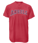 12 - Custom Heat Pressed Angels Youth 2-Button MLB Tee - MA0181 - LosAngelesAngels-MA01812020 a99b0f5d0cda53201213357653