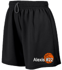 ALEXIS #22 - Custom Heat Pressed Womens Basketball Shorts Augusta - 960 - 960A2044 3c727b54b8ca284201283040139