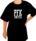 PFK Black Trainer - Custom Heat Pressed Jerzees Youth T-Shirt 29B - 29B2034 008ca6987ffb1932012153615667