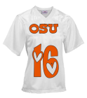 Custom Heat Pressed Football Jersey - OSU 3aec693ae7ff962985d98