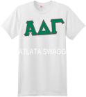 ATLATA SWAGG - Custom Screen Printed Hanes T-Shirt - 4980 - 49802031 - Custom Heat Pressed 99e98904b9c81452012121310320