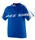  ALL STARZ - Augusta Baseball Jersey 428 - 4282026 - Custom Heat Pressed 7a65cb0684dc95201261824910