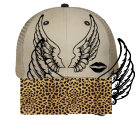 Cheetah - Custom Heat Pressed Low Pro Sandwich Visor Trucker  Otto Cap 84-482 - 84-4822036 50559ae2e50b2042012142931732