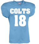 COLTS 18 - Custom Heat Pressed Adult Touchdown Steelmesh Football Jersey - 1336 - 13362023 9eff3ce3537cc99731c46