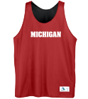 MICHIGAN - Youth Reversible Basketball Uniforms - Augusta -137 - 1372037 - Custom Heat Pressed 6badc0acd2aa205201221428238