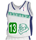THE TEAM THAT IS BETTER THAN YOURS ROBINSON - Youth Basketball Jersey - Jammer Series - Teamwork Athletic - 1483 - 14832038 - Custom Heat Pressed 28664ec8ab872152012143247120