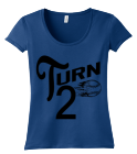 mom blue - District Threads®- Junior Ladies Deep Scoop Tee - DT2452031 - Custom Screen Printed eeca41ddd2d9145201217758333
