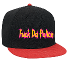 FUCK DA POLICE - Snapback Flat Bill Hat - 125-978 - 125-9782043 - Custom Heat Pressed e135e96bce912552013153559249