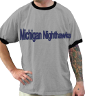 MICHIGAN MICHIGAN NIGHTHAWKS - Anvil Ringer T-shirt 923 - 9232018 - Custom Heat Pressed 2b9d2b0bfc9215201275448295