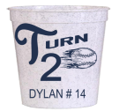 T URN 2 DYLAN # 14 - Plastic Stadium Cup - 12 OZ - 700122031 - Custom Screen Printed 4957941226bd14520122155917