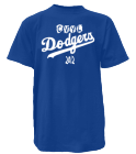 CVYL Dodgers - Custom Heat Pressed Dodgers Youth MLB Replica T-Shirt - MA1928 - Dodgers-MA19282028 236a31b92ce113320121204136