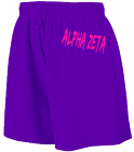 ALPHA ZETA - Custom Heat Pressed Womens Basketball Shorts Augusta - 960 - 960A2033 f93cc9017ecd1742012214925675
