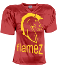 FLAMEZ - Custom Heat Pressed Youth Flag Football Jersey - Teamwork Athletic - 1311 - 13112043 9162ea96e761274201294745201
