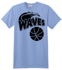 Basketball T-shirt Design Waves 59dd9de63f30e5dde0f7c