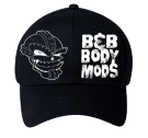 B&amp;B BODY MODS SHAWN BOLTON - Custom Heat Pressed "Otto A-Flex" Cotton Twill w/Stretchable Polyester Air Mesh Back Low Profile Pro Style Caps (LXL)) - 94-6392030 3822e820fc2714420126842699