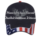 DISABLED AMERICAN VETERAN HONORED TO HAVE SERVED LIFE MEMBER - Custom Heat Pressed Low Pro Pre Embroidered Otto Cap 58-710 - 58-7102018 a9d79444fb3a33201294444313