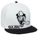 KICK ZERO - Snapback Flat Bill Hat - 125-978 - 125-9782038 - Custom Heat Pressed 97cfd93379352152012172757810