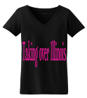 TAKING OVER ILLINOIS ONE BIT ONE BITCH AT A TIME - Port Authority® - Ladies V-Neck Tee - LM10022032 - Custom Heat Pressed d7e54f86076f1552012152710393